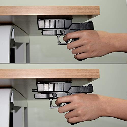 Adoreal Magnetic Gun Mount, Hole Free Gun Holster For Home Or Office, Side Magazine Magnetic Suction Concealed Gun Magnet For Pistol In Wall, Desk #TOP5
