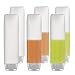 OTO 6 Pack Travel Size Plastic Squeeze Bottles for Liquids, 30ml/1 Fl. Oz TSA Approved Makeup Toiletry Cosmetic Containers