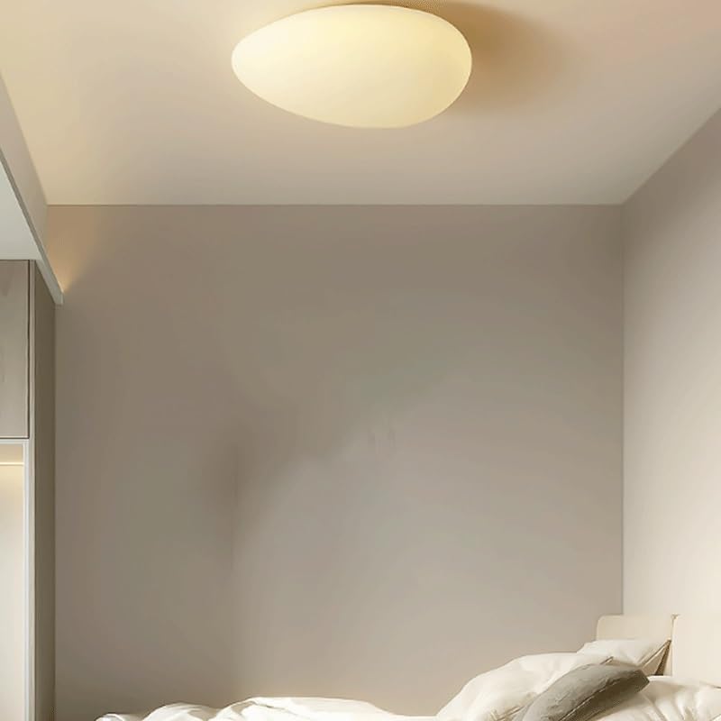 Lampes de plafond à galets haut de gamme en PE et éclairage architectural variable