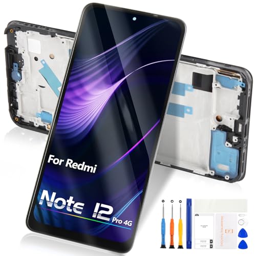 Écran tactile pour Redmi Note 12 Pro 4G vitre numériseur haute sensibilité avec outils