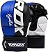 RDX MMA Gloves for Martial Arts Training & Sparring | Palm-O Maya Hide Leather Grappling Mitts |Good for Kickboxing, Muay Thai, Cage Fighting, Punching Bag