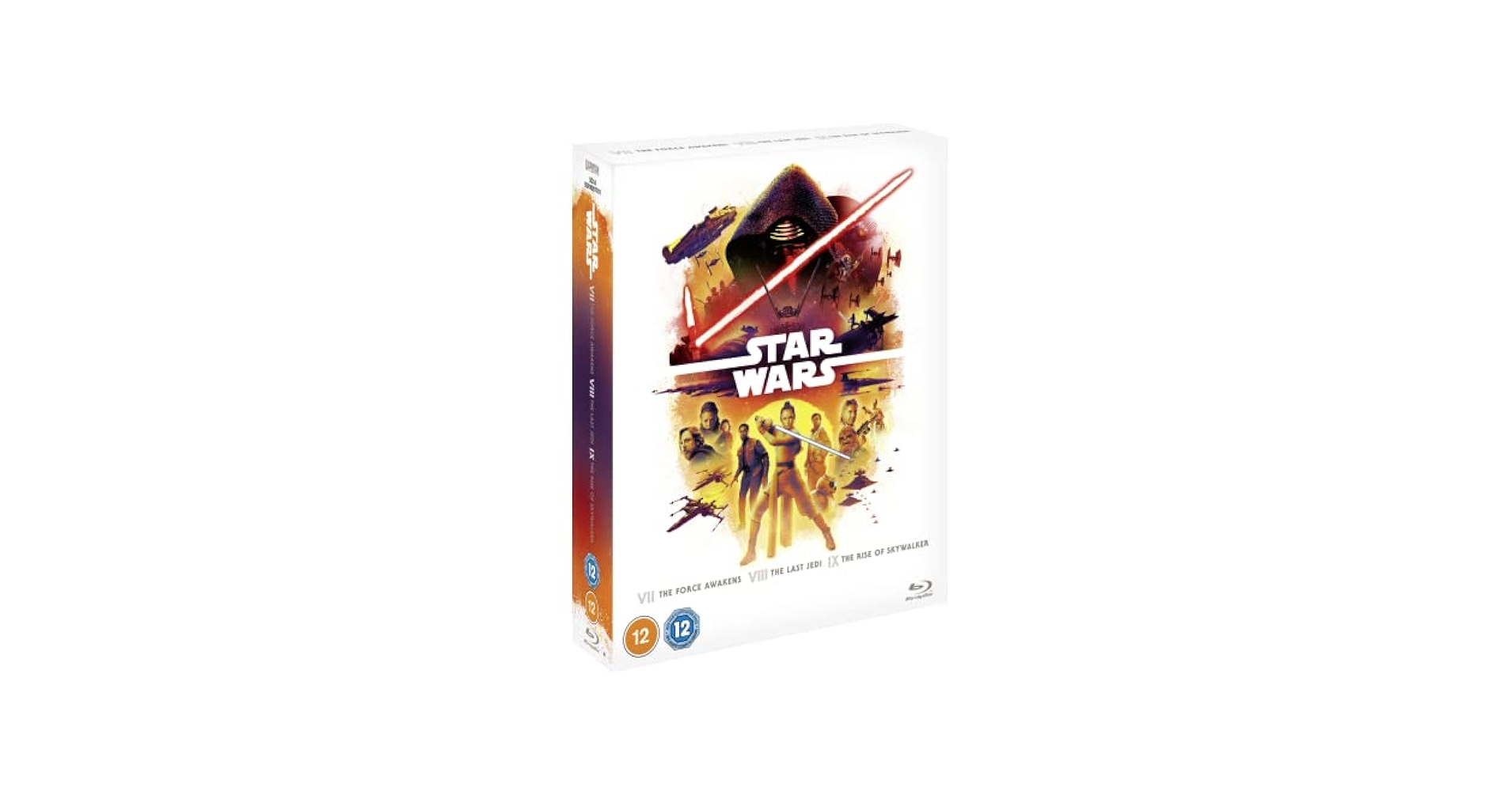 【美品】スターウォーズ　EP7.8.9スピンオフ２作品　Blu-ray ケース 美品】スターウォーズ EP7.8.9スピンオフ2作品 Blu-ray ケース