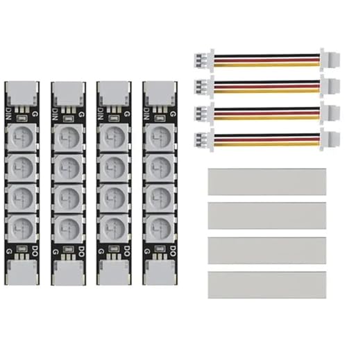 Tiras de luz para brazo de drones con tablero LED de 5V y compatibilidad RC 2812
