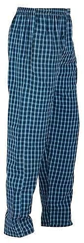 Image of DIGITAL SHOPEE Men's Cotton Checkered Pajama Bottoms, Multicolor Plaid Lounge Pants, Pack of 3