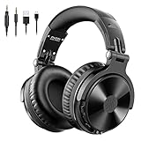 110 HORAS DE REPRODUCCIÓN PARA TODO EL DÍA: OneOdio auriculares inalámbricos utiliza el chip Bluetooth 5.2 garantiza una conexión estable y rápida dentro de los 10 metros, y proporciona más de 80 horas de reproducción. Una vez que esté completamente cargada, se puede utilizar de forma continua durante una semana