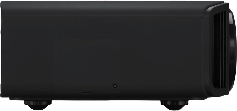 വശം view of the JVC DLA-NX9 projector showing connection ports