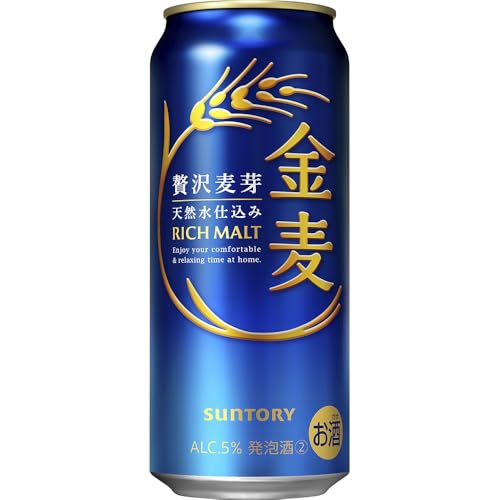 タイムセール商品5 - 金麦 500ml 24本【10月より金麦(発泡酒②)の酒税が上がります】 | ビール、発泡酒、新ジャンル、金麦、500ml×24本、サントリー