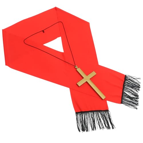 BESTYASH Cosplay Costumes Accessories Nun Set Halloween Costume Props Cross Necklace