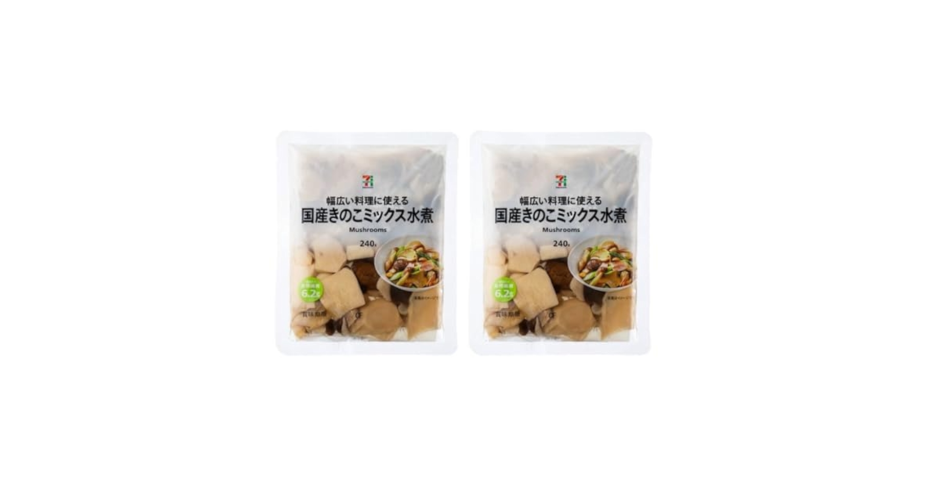 Amazon.co.jp: セブンイレブン 国産きのこミックス水煮 2袋