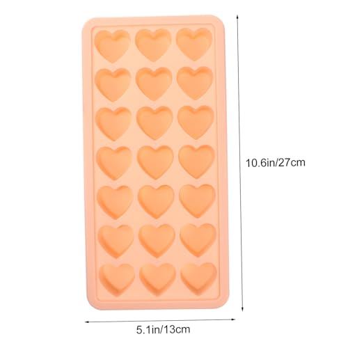 Molde Silicona para Cubos de Hielo en Forma de Corazón miniatura 2