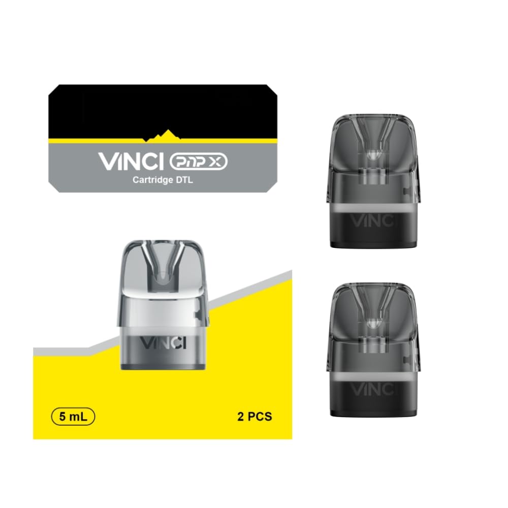 For VOOPOO Vinci PnP X Pod Cartouche vide Cartridge DTL (5 ml Lot de 2)  [Compatible