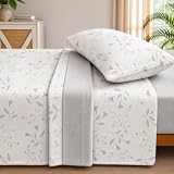 Sábanas Coralina 90, Juego Sábanas Coralina 3 Piezas (Encimera, Bajera y Funda Almohada) - Sábanas Invierno 90, Ropa de Cama Térmica con Tacto Extrasuave y Transpirable (Pori Gris)
