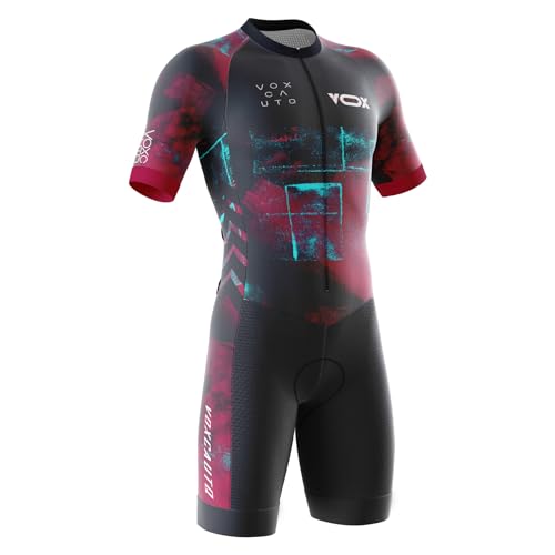 Triatlón de Hombres Triathlon, triatlón de Verano, Traje de Triatlón de Manga Corta para Hombre,2024 Nuevo Pro Manga Corta Traje de Ciclismo,Ciclismo, Carrera (Typ 7,M)