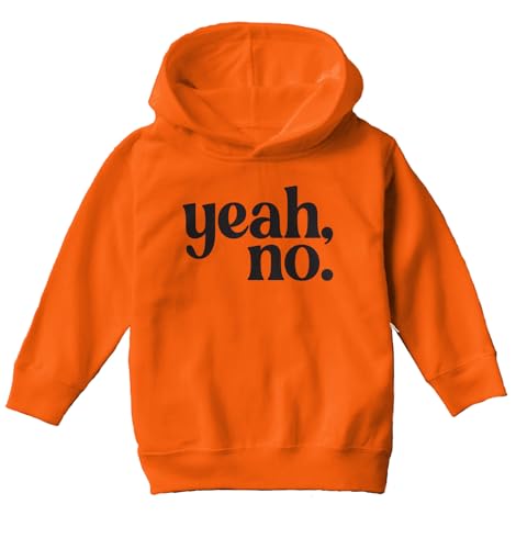 Tcombo Yeah, No. - Funny Not Interested Sarcasm Toddler/Youth Fleece Hoodie