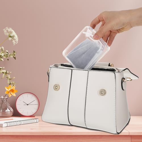 3 Stück Wattestäbchen Behälter für Reisen Mit Staubdichtem Deckel Wattepads Aufbewahrung Qtip Spender Haargummis Transparent Box Tragbarer Reise Halter Tragbare Kleine für Zahnstocher Baumwolltupfer