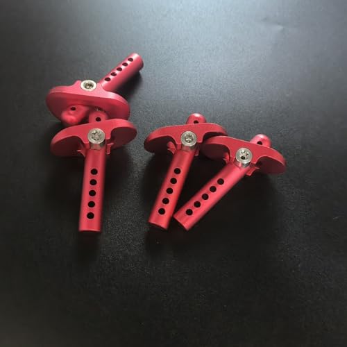SDSLD 4X Aluminum Body Posts for Arrma 6s 3s Typhon Vorteks Kraton Notorious Outcast Talion Infraction Limitless Fireteam Upgrade Parts Red by SDSLD - Image 4