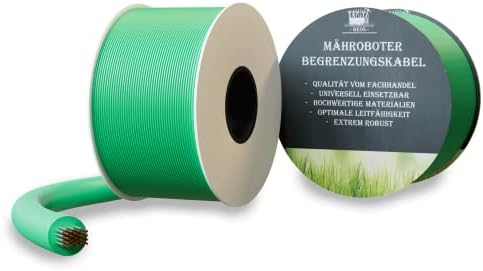 BEOS® Premium Boundary Cable for Robotic Lawnmower 250 Metres - Universally Compatible - Quality Boundary Wire - Cable for Lawn Robots from Worx, Gardena, Stihl, etc. Diameter 2.7 mm