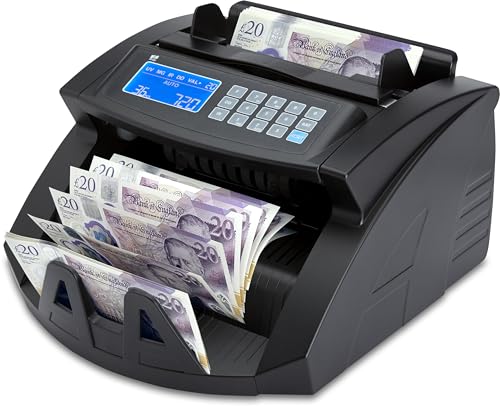 ZZap NC20i Banknote Counter & Counterfeit Detector - Counts 1000 banknotes per Minute Batch Counting 5-fold Counterfeit Detection and More!
