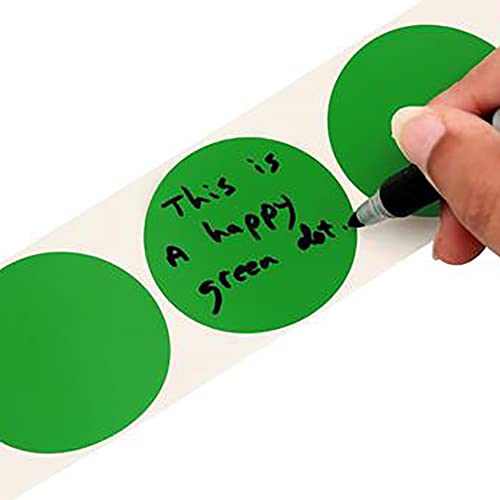 Officeship - Etichette termiche rotonde colorate