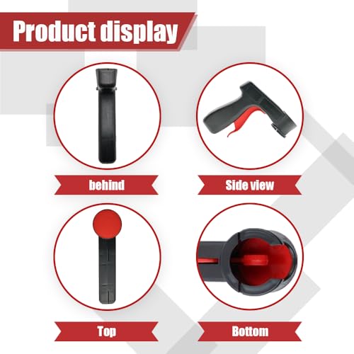 Image of 2PCS Instant Aerosol Trigger Handle, Spray Can Trigger Handle, Auto Reusable Clip-On&Off Instant Converts Spray Adapter, Universal Car Accessories Fit for Paint, Adhesives, Lubricants