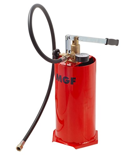  MGF Pompa Verticale Professionale per Collaudo Impianti Idraulici Fino a 60 Bar - 904200 - Rosso - Industriale - Ottone, Acciaio Inossidabile - Pompa di Collaudo per Impianti Idraulici