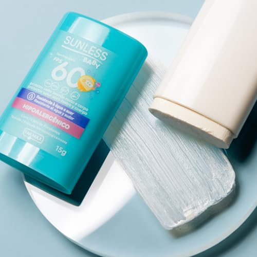 Sunless Protetor Solar Baby Bastão Fps60 Sunless 15G