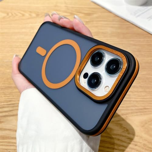 Étui magnétique iPhone 15 Pro translucide coque antichoc dure