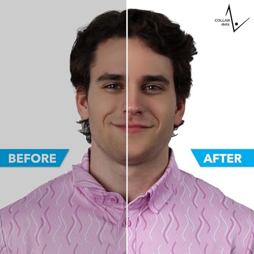 image for Collar Dots Collar Stays for Men’s Dress Shirts & Polo’s. Fashion 