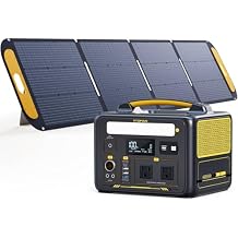 VTOMAN Jump 600X Portable Power Station with 200W Solar Panel, 299Wh Solar Generator with 600W AC Outlets Surge 1200W for Outdoor Camping, Vehicle Emergency, Electric Backup, RV, Power Outages