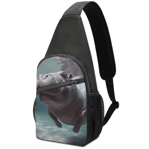 Bolso Sling para Hombre y Mujer, Mochila Pequeña Cruzada miniatura 1