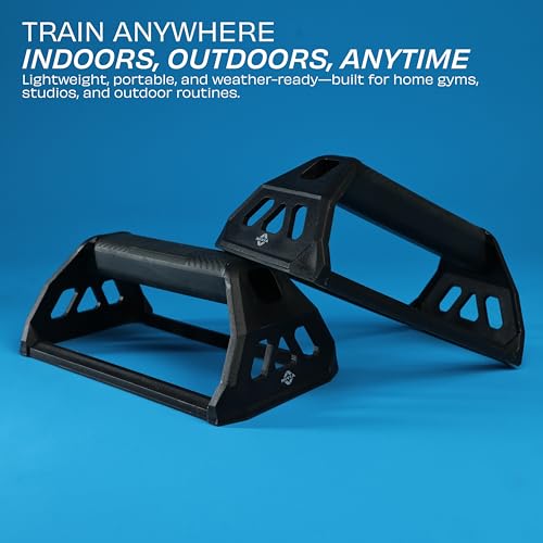 Image of Nivia Performance Push-Up Bar, Home Gym Equipment for Men & Women, For Training, Exercise Push up Stand, Gym Accessories, Home Use for Chest, Anti-Slip Push Up Stand (Black)
