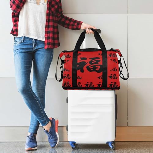 Bolsas de gimnasio impermeables con bolsillo húmedo para viajes de fin de semana largos 7
