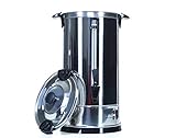 Shabbat Urn 30 Cups - Stainless Steel Hot Water Boiler & Warmer - Customize Temperature Control Commercial & Home Urns Great for Catering Buffets...