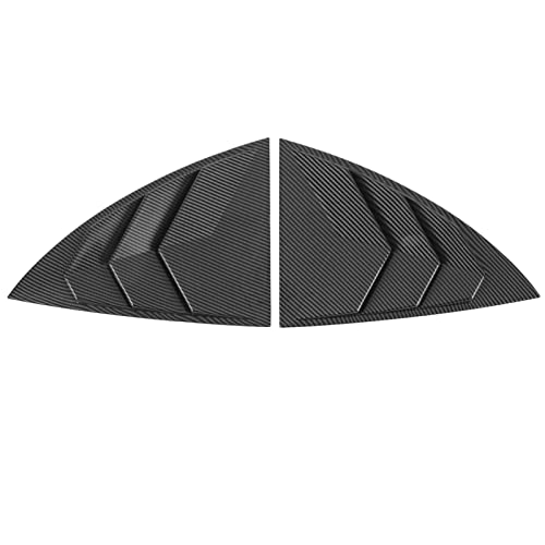 Alerón de ventana lateral ABS en negro deportivo para Tesla Modelo Y 2021