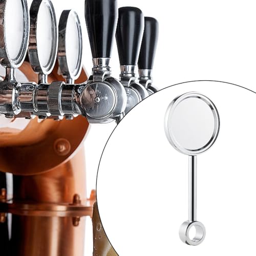 Support de panneau de bière en argent de 20.5 cm pour étiquettes et robinet - 3