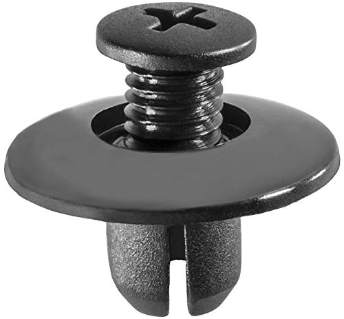 Image of 25 Push Type Clips for Honda 90675-SB3-003, Mazda & Nissan 63876-95596