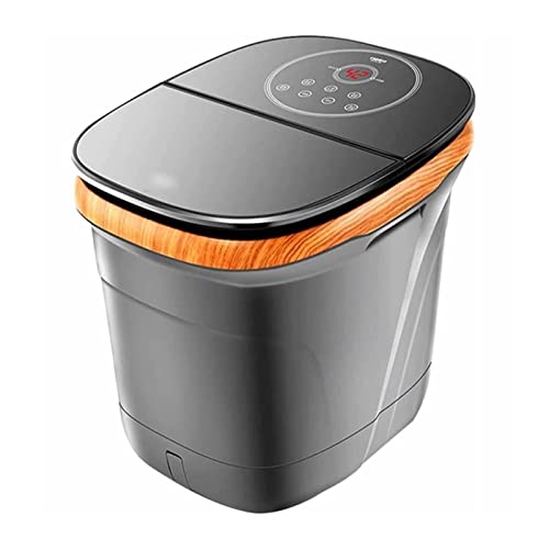 Foot Spa Bath Massager with Heat Fumigation Foot Bath Barrel Heatingtatic Foot Bath Barrel Electric Massage Footbath Automatic Household High- Deep Barrelcozy