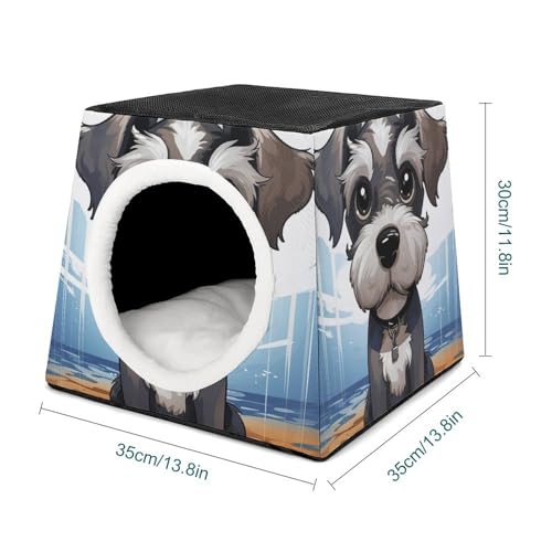 Capsule spatiale pour chat d'intérieur niche chaude design salon petits chiens - 3