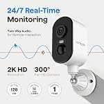 Waggle 4G LTE Cellular Security Camera Outdoor - No WiFi, 2K HD 300° Pan, Color Night Vision, AI/PIR Motion Detection, Battery + Solar Powered, 2-Way Talk & Siren Alarm, Weatherproof, 128GB SD Card