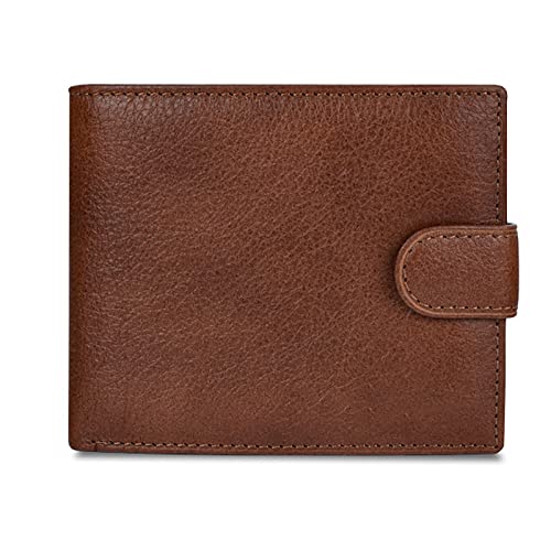 Cartera para hombre Bifold Cartera Flip Wallet PU Cuero sintético Slim Bifold Cartera Monedero de gran capacidad Diseño simple Almacenamiento de tarjetas Cuadrado Regalo de negocios Carteras para