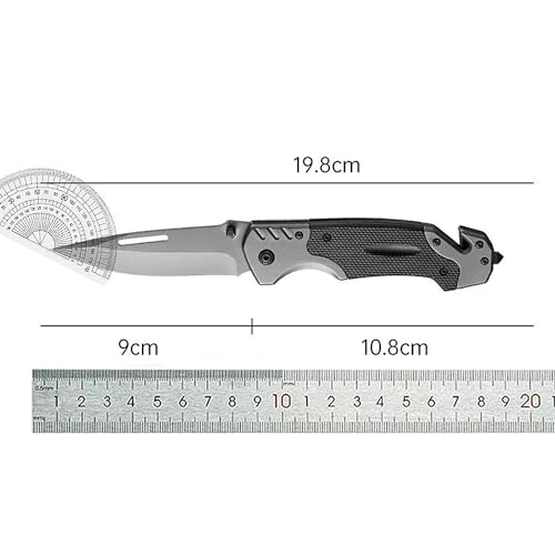 MIMEMY Outdoor Messer Knife,Klappmesser Jagdmesser Taschenmesser Werkzeuge für Camping Wandern,Weihnachtstag Männer Geschenke