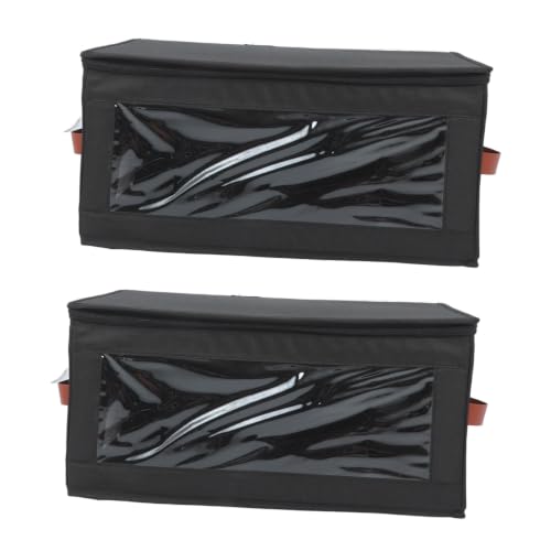 Alipis 2pcs D Printing Filament Storage Box Holds to 12 Rolls Dust Proof Oxford Cloth Organizer with Moisture Control Te