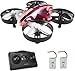 ATOYX Drone Enfant Jouets d'intérieur Hélicoptère Télécommandé Quadcopter avec Mode sans Tête Avion Mini avec Télécommande Jouet Cadeau pour Enfant et Débutant - Rouge AT-66