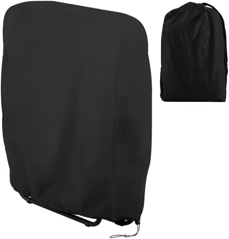 Outdoor Zero Gravity Folding Recliner Chair Cover UCARE Waterproof Dustproof Folding Recliner Chairs Furniture Covers for Lawn Patio Garden (Black, 1)