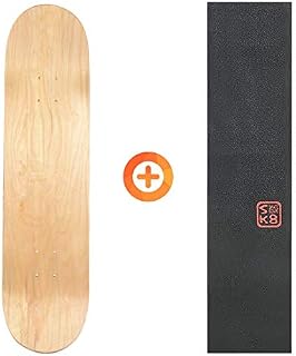 LOSENKA Maple Skateboard Decks Double Tail Skateboard Light Decks Free Skateboard Grip Tape