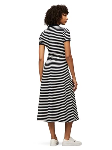 Image of Tommy Jeans Women's Casual Maxi Polo Dress with Logo Detail