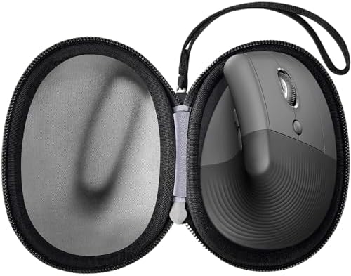 ANKHOH Case for Logitech Lift Vertical Ergonomic Mouse, Black