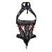 ManxiVoo Sexy Lingerie Bow Sling Lace Nightwear Sleepwear Bodysuit Suspender Temptation Underwear (Black)