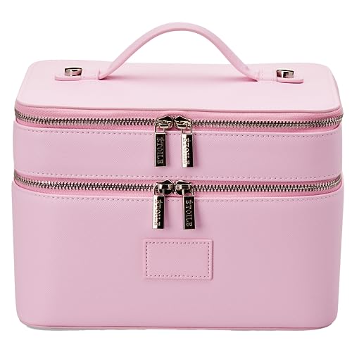 ETOILE Duo Lavender Pink Vanity Case with Mirror & Divider