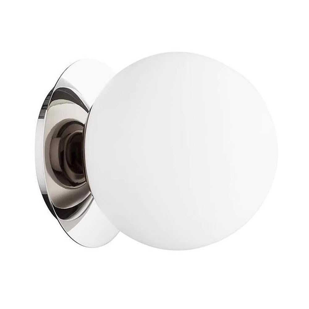 Lámpara de pared moderna de vidrio opalino vintage para espejo de baño